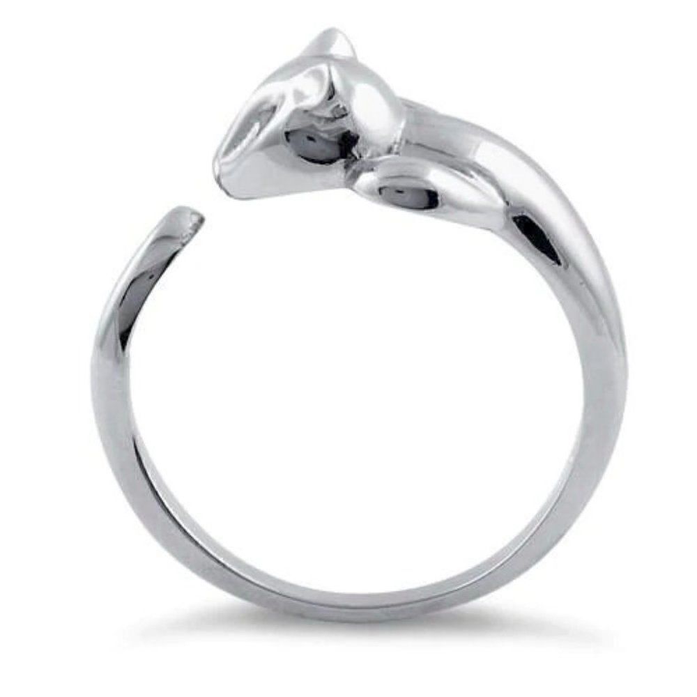 Sterling Silver Open Adjustable Cat Ring Finejewelry New With Box — image 3 of 6